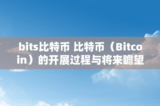 bits比特币 比特币（Bitcoin）的开展过程与将来瞻望——探究比特币的价值、手艺与影响 