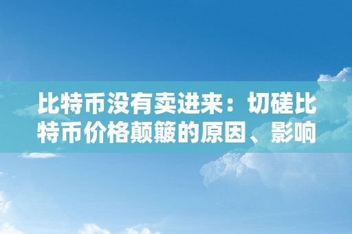 比特币没有卖进来：切磋比特币价格颠簸的原因、影响因素和将来开展趋向