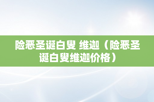 险恶圣诞白叟 维迦（险恶圣诞白叟维迦价格）