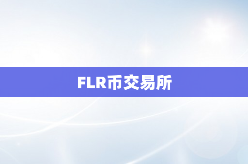 FLR币交易所