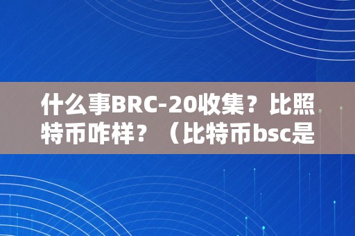 什么事BRC-20收集？比照特币咋样？（比特币bsc是什么意思呢）